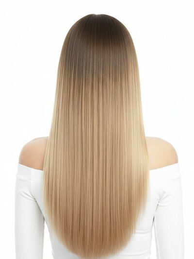 20" Ombre Coffee Gray to 60 Blonde Human Hair Weft (100g)