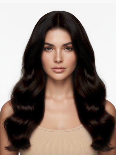 16"-22"Natural black Human Hair Weft(100g)