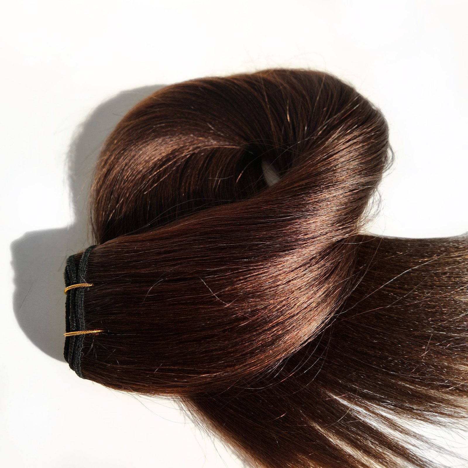 16"Yaki Straight Darkest Brown Human Hair Weft(100g) - Image 6