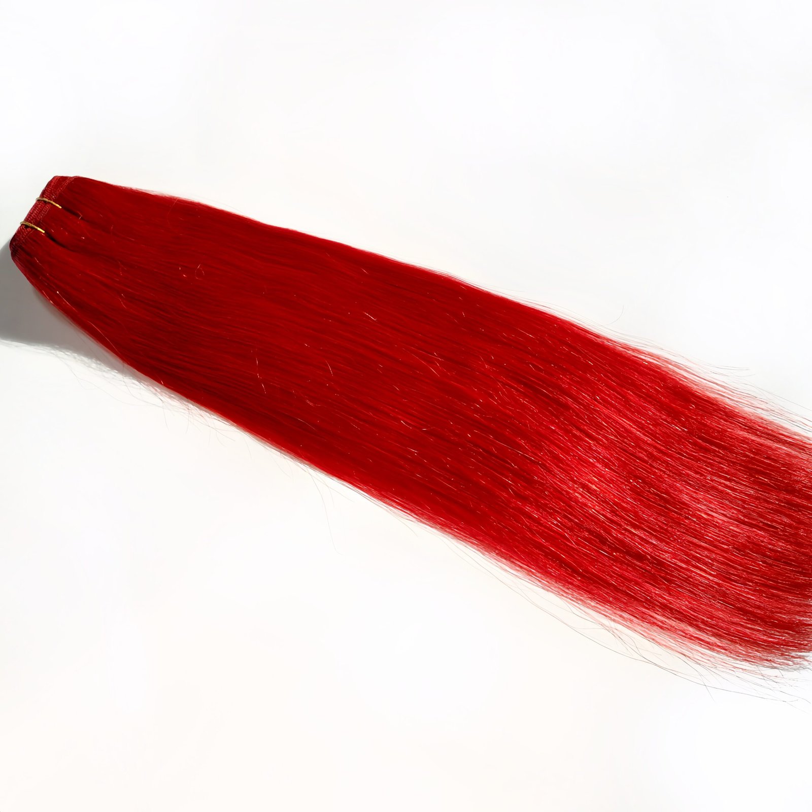 18"Red Human Hair Weft(100g) - Image 3