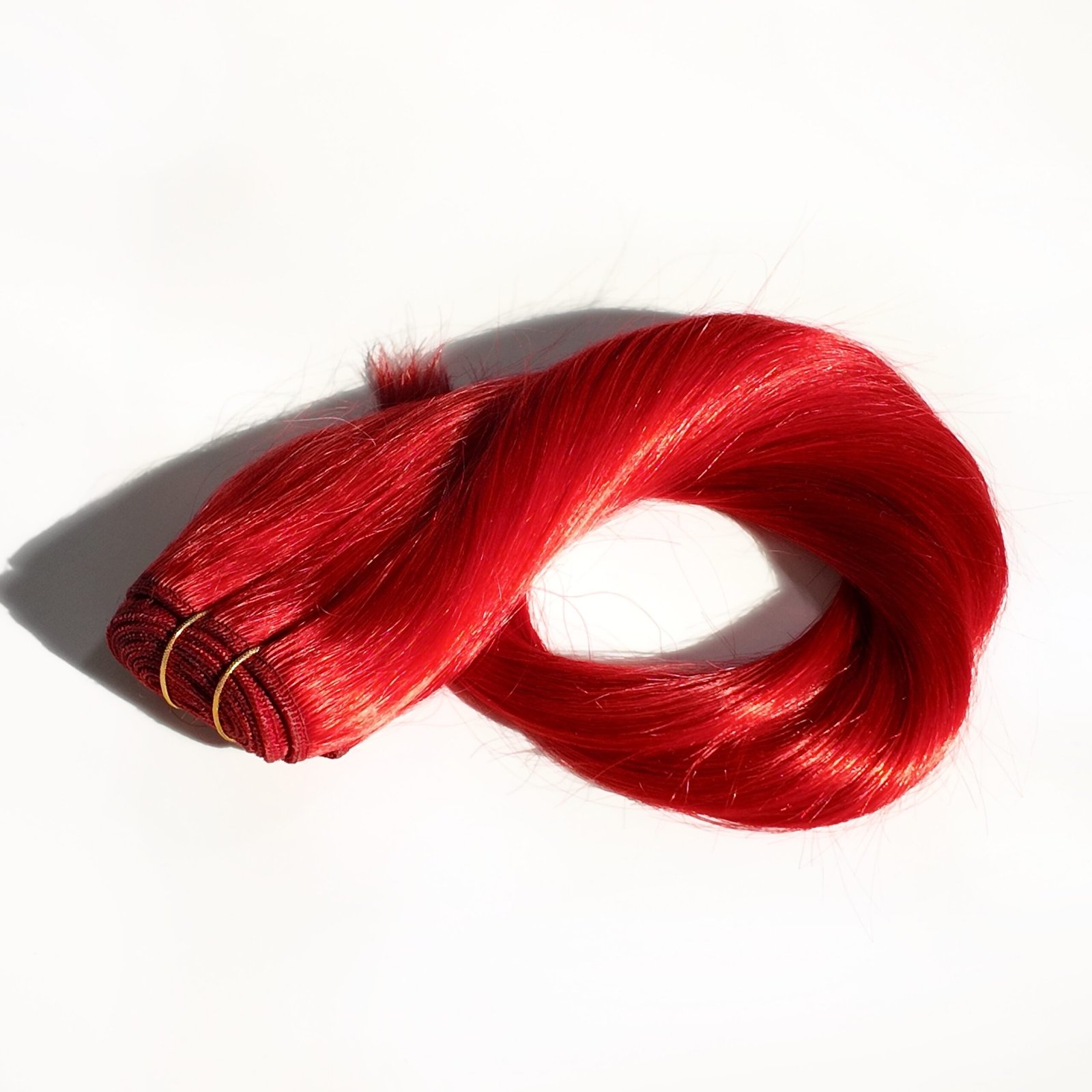 18"Red Human Hair Weft(100g) - Image 5